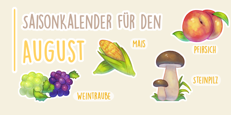 Titelbild Saisonkalender August