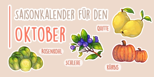 Saisonkalender im Oktober