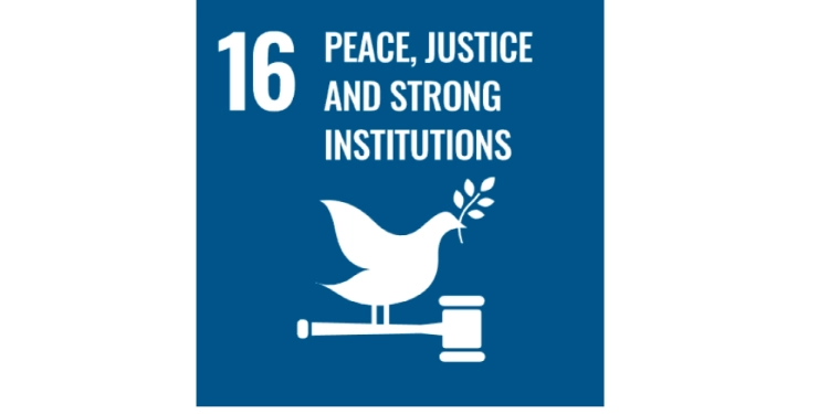 SDG 16: Offizielles Logo