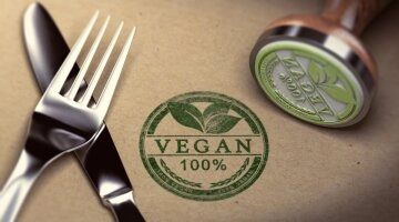 Stempel "Vegan 100%"