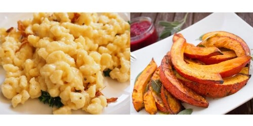 Soulfood für den Herbst: Kürbisspätzle mit Röstzwiebeln