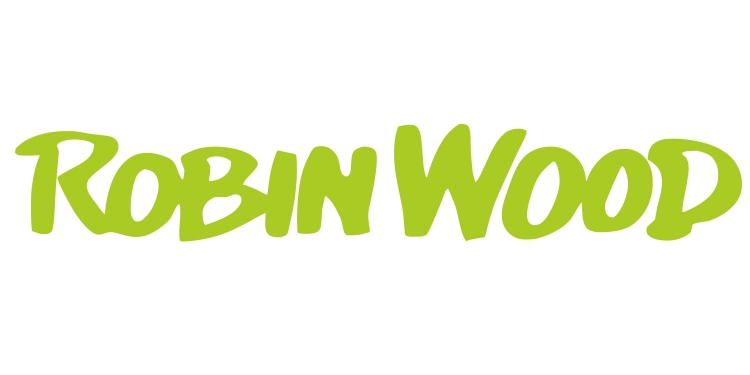 Logo der Umweltschutzorganisation Robin Wood.