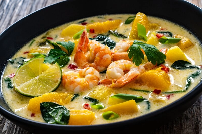 Natürlich kann man den Curry-Eintopf auch nach Belieben anpassen!